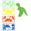 3-D Dinosaur Puzzles (Blank)